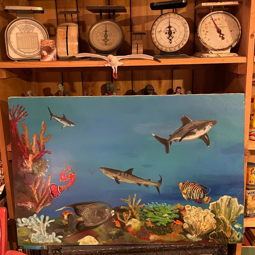 Original artwork - acrylic paint on canvas
